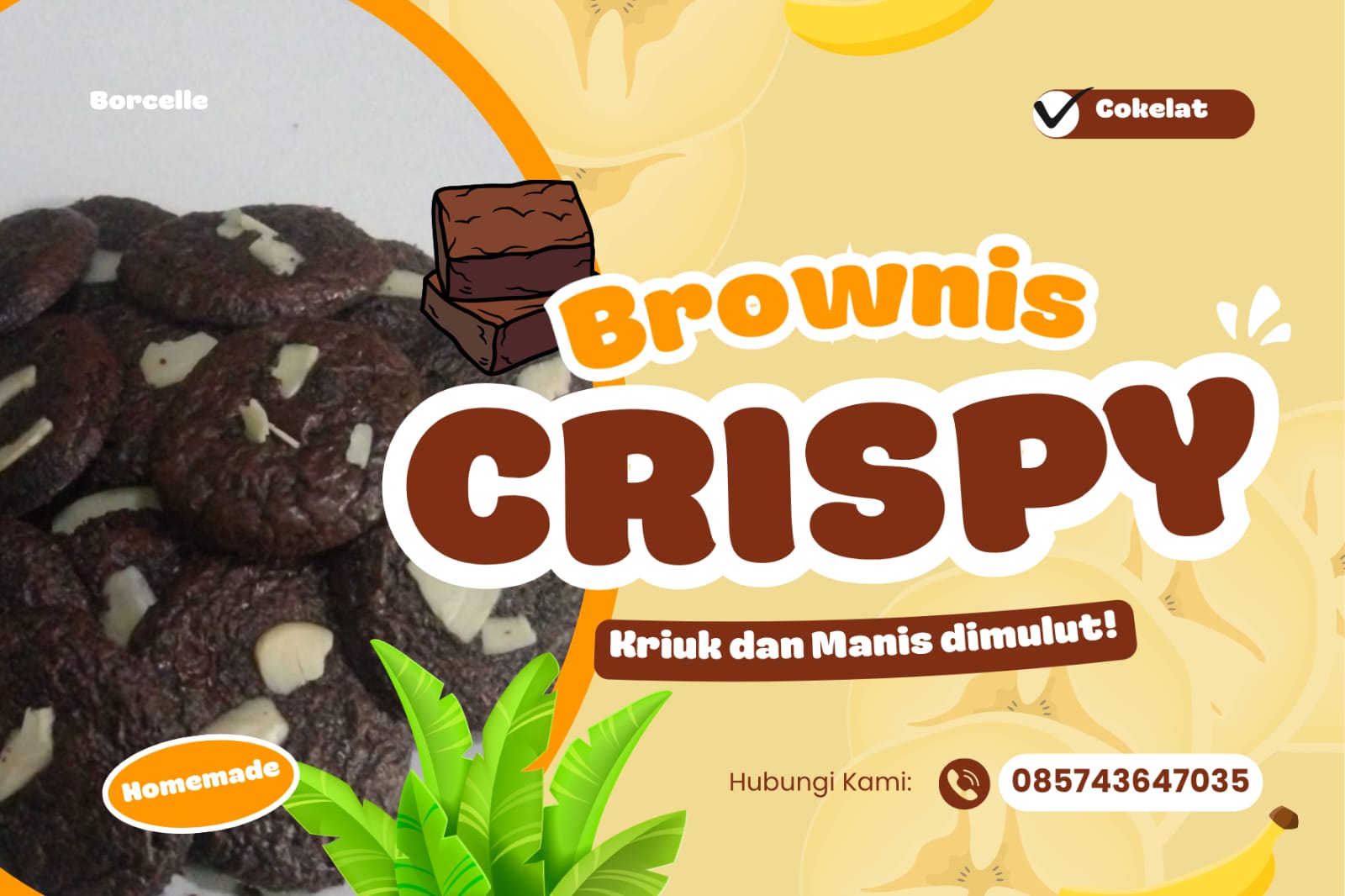 Rasa nya nyoklat manis dan krenyes