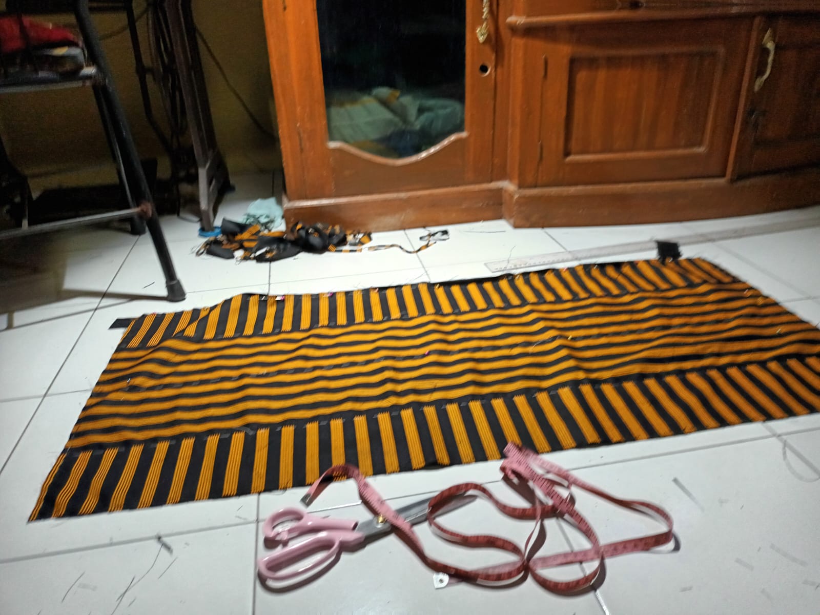 Ada bermacam motif taplak meja